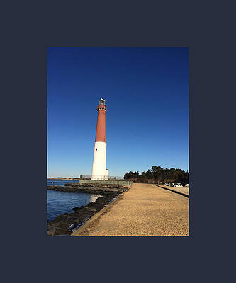Barnegat Sun Catcher Lighthouse 11" H X 4" W Hand Painted New Jersey 