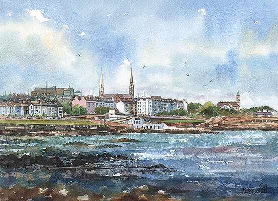 Old Dun Laoghaire Skyline by Kate Bedell Old Dun Laoghaire Skyline by Kate Bedell