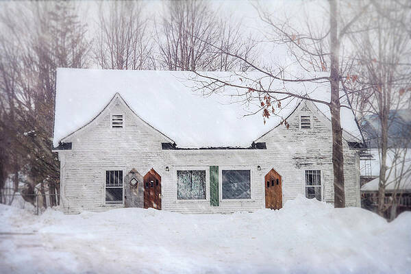 Old Home in Winter - New Hampshire by Joann Vitali Old Home in Winter - New Hampshire by Joann Vitali