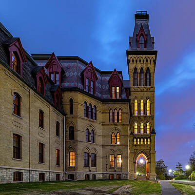 Old Main at Blue Hour by Randy Scherkenbach Old Main at Blue Hour by Randy Scherkenbach