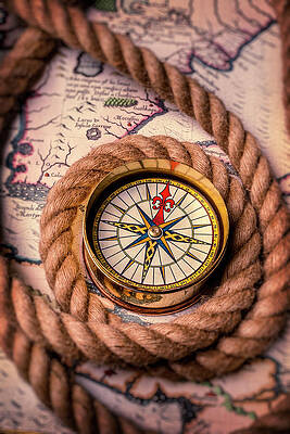 Old Rope And Compass by Garry Gay Old Rope And Compass by Garry Gay