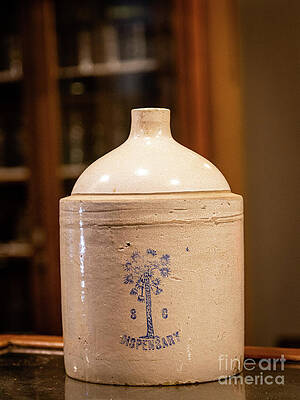 Old SC Dispensary Crock by Charles Hite Old SC Dispensary Crock by Charles Hite