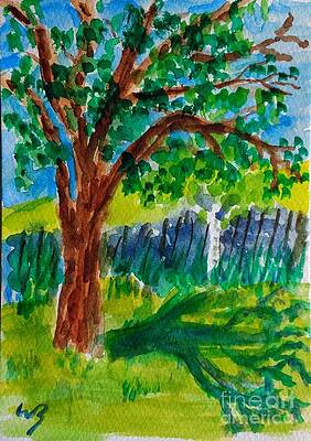Old tree in the backyard by Walt Brodis Old tree in the backyard by Walt Brodis