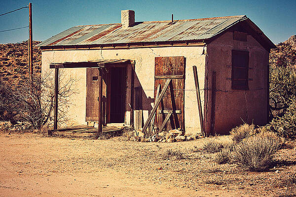 Wall Art - Photograph - Old Wild West prison, Arizona by Tatiana Travelways