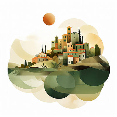 Wall Art - Painting - Olive Dreams by Lourry Legarde
