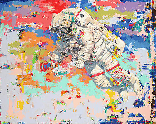 Wall Art - Painting - One With The Universe by David Palmer