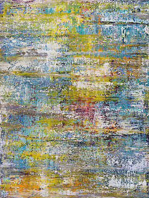 Wall Art - Painting - Opt.26.23 'Soul Place' by Derek Kaplan