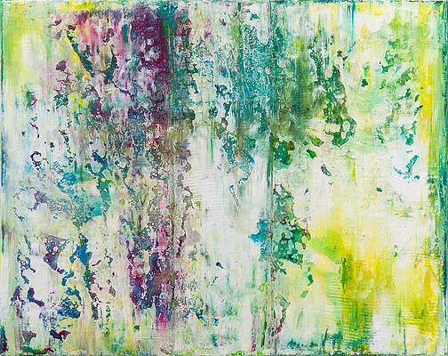 Wall Art - Painting - Opt.9.23 'Thriving' by Derek Kaplan