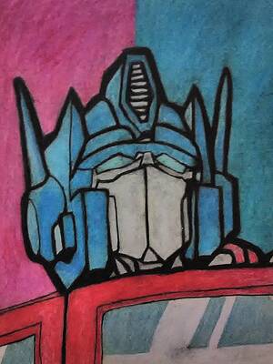 Optimus Prime Face Drawing by OmegaRaijin on DeviantArt