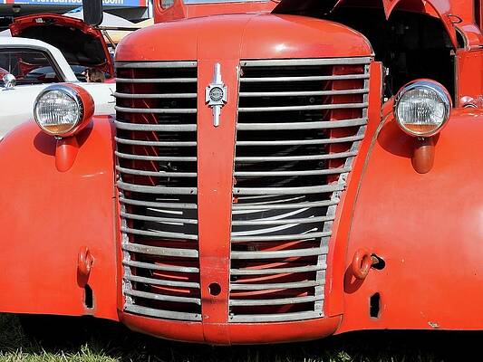 Orange Antique Car by Monica Lee Orange Antique Car by Monica Lee