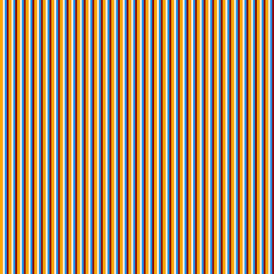 [ Thumbnail: Orange, Beige, Blue, and Dark Red Colored Striped Pattern Duvet Cover ]
