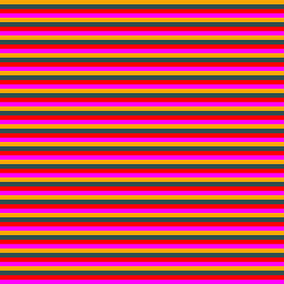 [ Thumbnail: Orange, Dark Slate Gray, Red, and Fuchsia Colored Lined/Striped Pattern Wood Print ]