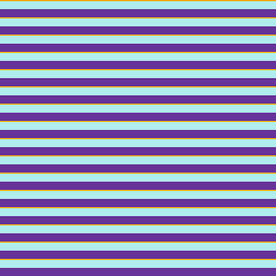 [ Thumbnail: Orange, Turquoise, and Purple Colored Pattern of Stripes Acrylic Print ]