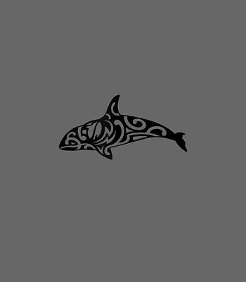 Orca Killer Whale Hawaiian Maori Tattoo Polynesia Hawaii Art  by OakleyAxl5Kels