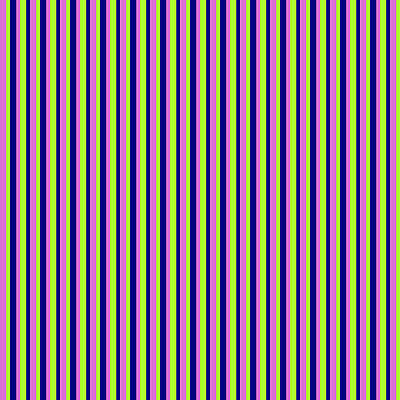 [ Thumbnail: Orchid, Light Green, and Blue Colored Stripes/Lines Pattern Poster ]
