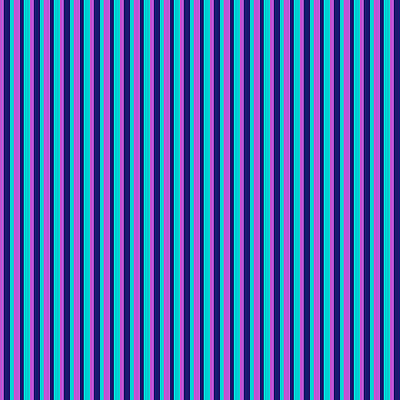 [ Thumbnail: Orchid, Midnight Blue, and Dark Turquoise Colored Lines/Stripes Pattern Art Print ]