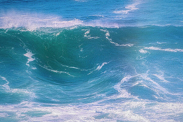 Oregon Coast Dip Digital Painting. by Bill Posner Oregon Coast Dip Digital Painting. by Bill Posner