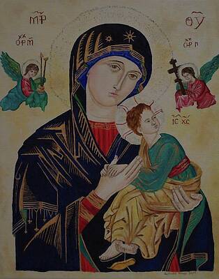 Wall Art - Painting - Our Mother of Perpetual Help by Belinda Nagy