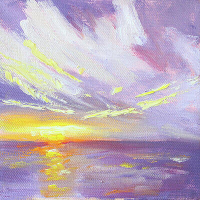 Pacific Seascape Sundown by Nancy Merkle Pacific Seascape Sundown by Nancy Merkle