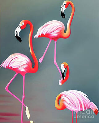 Flamingo Coffee Mug by Christina Stanley - Fine Art America