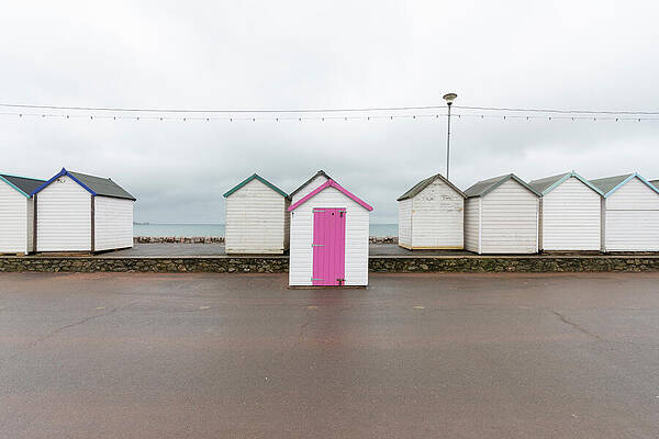 Wall Art - Photograph - Paignton Beach Huts 3 by Stuart Allen