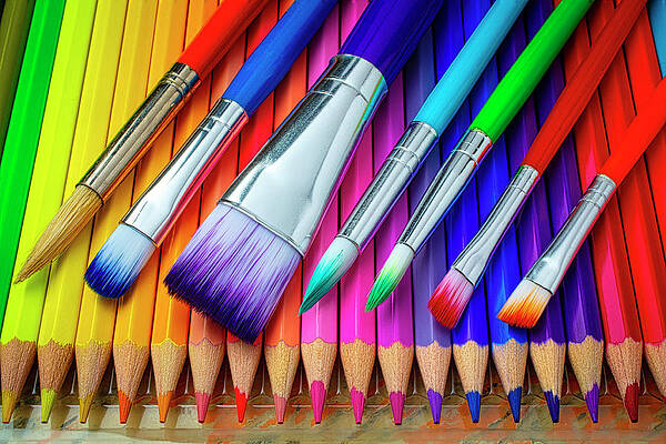 Colored pencils Photograph by Blink Images - Fine Art America
