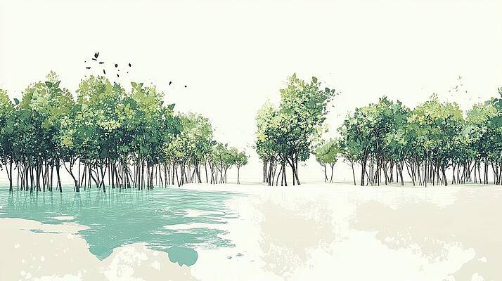 Wall Art - Painting - Palm Trees, Pristine Sands, and Crystal Waters Art by Lourry Legarde