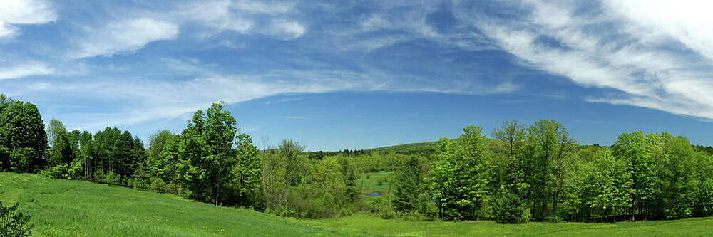 Panoramic view of the Berkshire Hills in Spring by Lyuba Filatova Panoramic view of the Berkshire Hills in Spring by Lyuba Filatova
