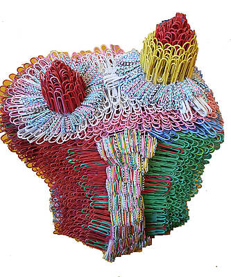 Paperclips mountain by Jaffa Meir