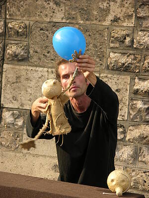 Wall Art - Photograph - Parisian Mime Artist by Caritas Creation