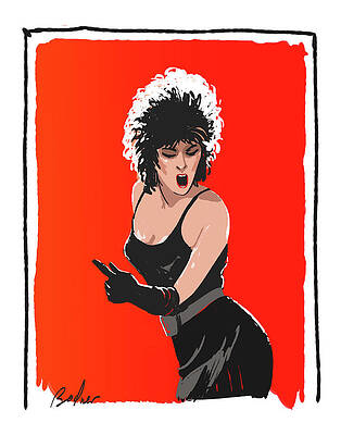 Wall Art - Digital Art - Pat Benatar by Alan Bodner