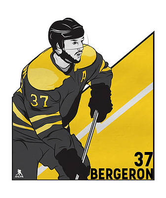 Patrice Bergeron Boston Bruins Oil Art 3 Poster by Joe Hamilton - Fine Art  America