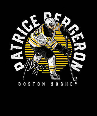 Patrice Bergeron Boston Bruins Oil Art 2 Mixed Media by Joe Hamilton - Fine  Art America