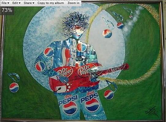 Pepsi Max Painting by Oleh Shevchenko- Ukrainian Photorealism - Fine Art  America
