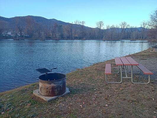 Perfect Campsite with Lake View  by Sam Davis