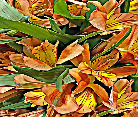 Peruvian Lilies by Judy Palkimas Peruvian Lilies by Judy Palkimas