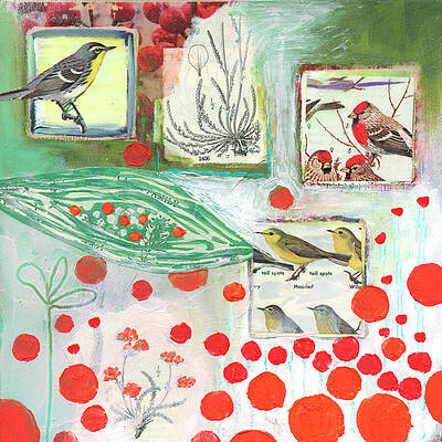 Abstract Bird Paintings Fine Art America