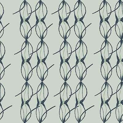 Pine Geometric Sage Green and Navy by Sand And Chi Pine Geometric Sage Green and Navy by Sand And Chi