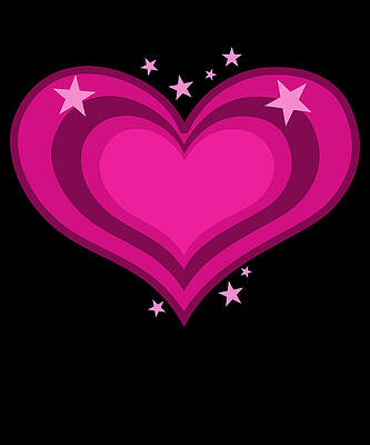 Wall Art - Digital Art - Pink Heart Valentines Day Be Mine Valentine by Flippin Sweet Gear