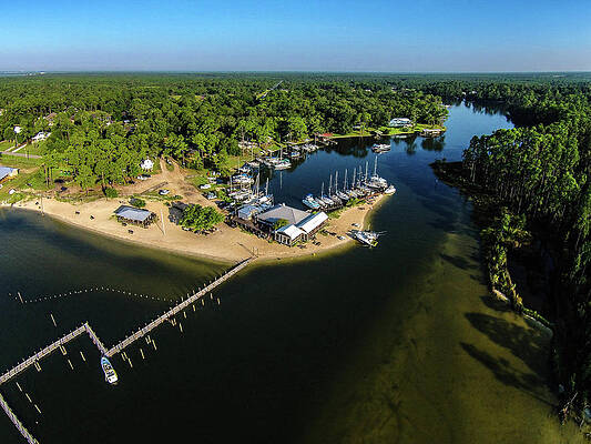 Pirates Cove Overhead by Michael Thomas Pirates Cove Overhead by Michael Thomas