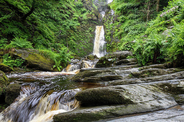 Pistyll Rhaeadr landscape 2 by Steev Stamford Pistyll Rhaeadr landscape 2 by Steev Stamford
