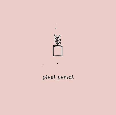 Wall Art - Drawing - Plant Parent by Ashley Rice