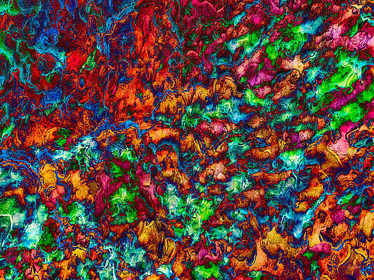 Wall Art - Digital Art - Poderosa pine bark meets sky and clouds by Bruce Block