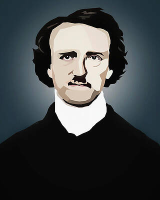 Wall Art - Digital Art - Poe by Dan Sproul
