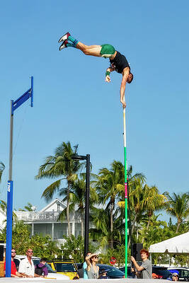 Pole Vaulting In Paradise by Kay Brewer Pole Vaulting In Paradise by Kay Brewer