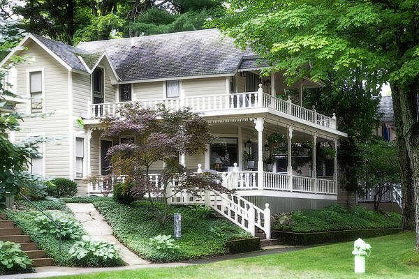 Wall Art - Photograph - Porch Upstairs and Downstairs With Radiance by Robert Carter