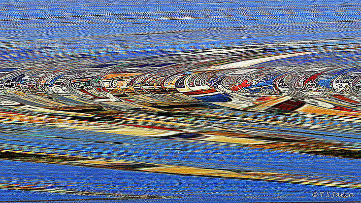 Port Of Olympia Abstract by Tom Janca Port Of Olympia Abstract by Tom Janca