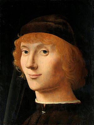 Portrait of a Young Man 2 Print by Antonello da Messina