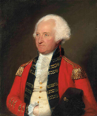 Portrait of General James Pattison, half-length, in military uniform Print by Attributed to Lemuel Francis Abbott