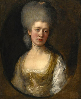Portrait of Lady Catherine Ponsonby, Duchess of St. Albans Print by Thomas Gainsborough